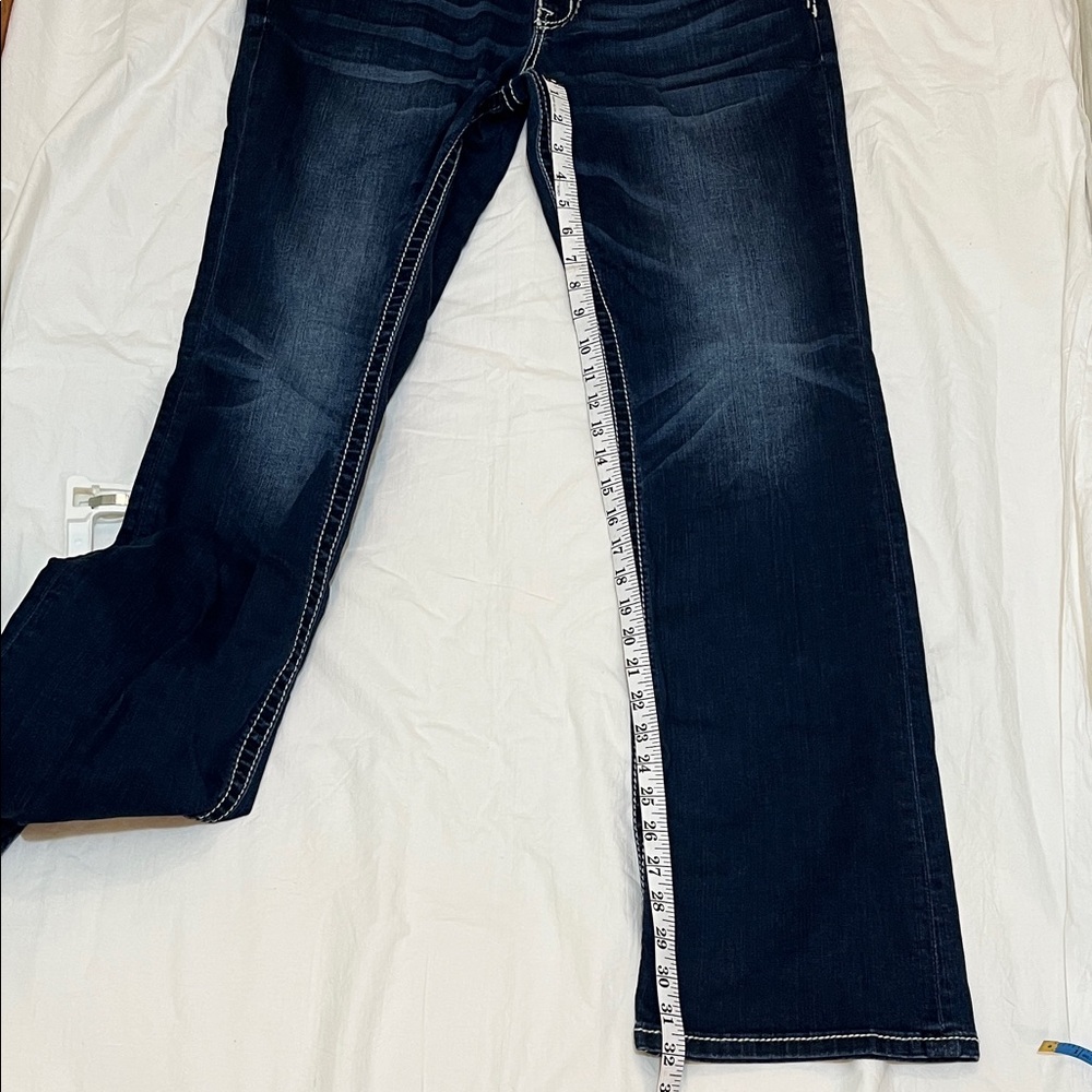 Miss Me Dark Blue Chloe Boot Jeans - Picture 3 of 16
